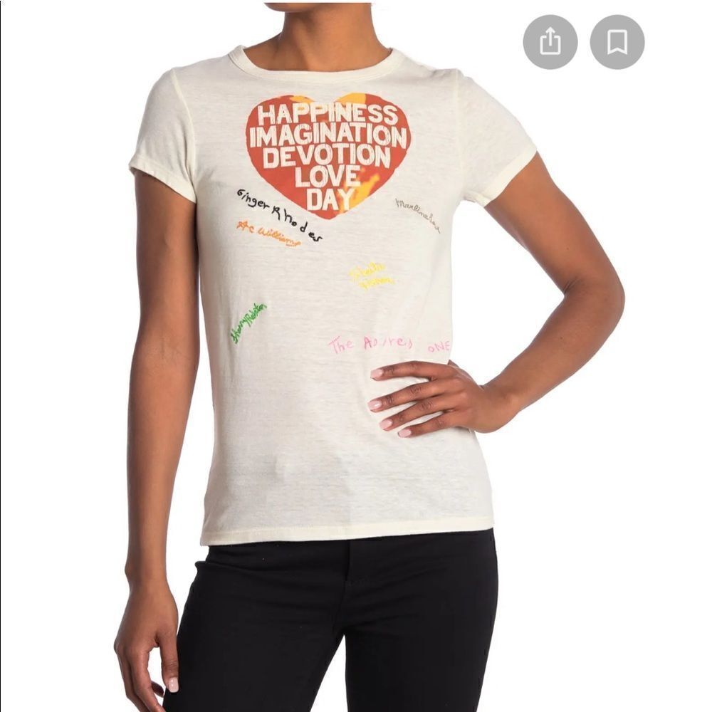 Pam & Gela happiness tee size small